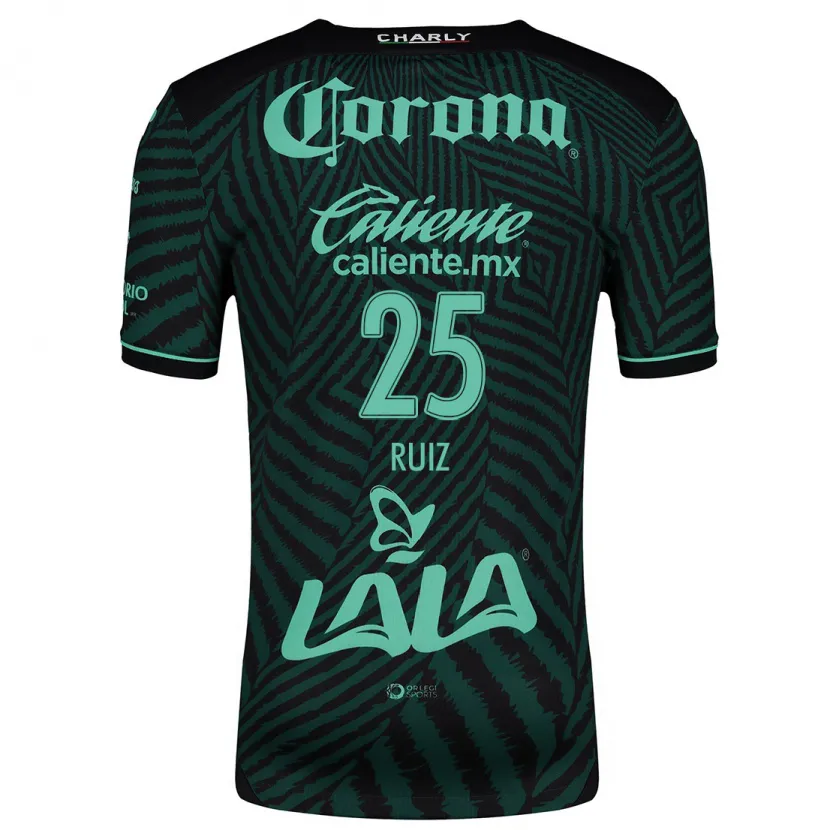 Danxen Mulher Camisola Michel Ruíz #25 Preto Verde Alternativa 2024/25 Camisa Brasil