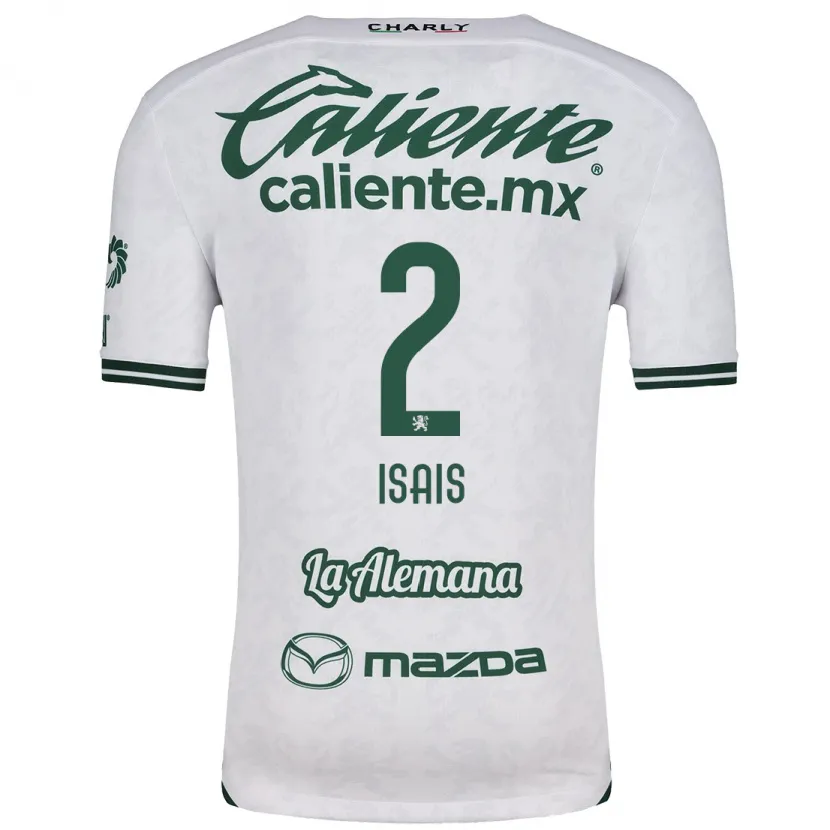 Danxen Mulher Camisola Mauricio Isaís #2 Branco Verde Alternativa 2024/25 Camisa Brasil