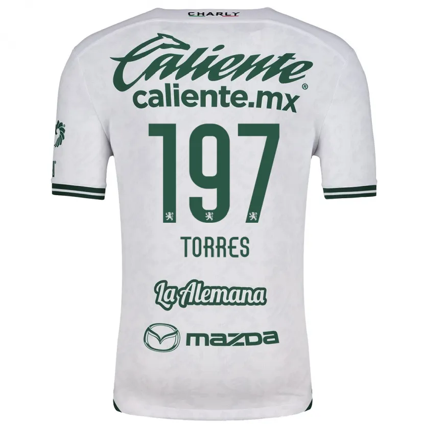 Danxen Mulher Camisola Erick Torres #197 Branco Verde Alternativa 2024/25 Camisa Brasil
