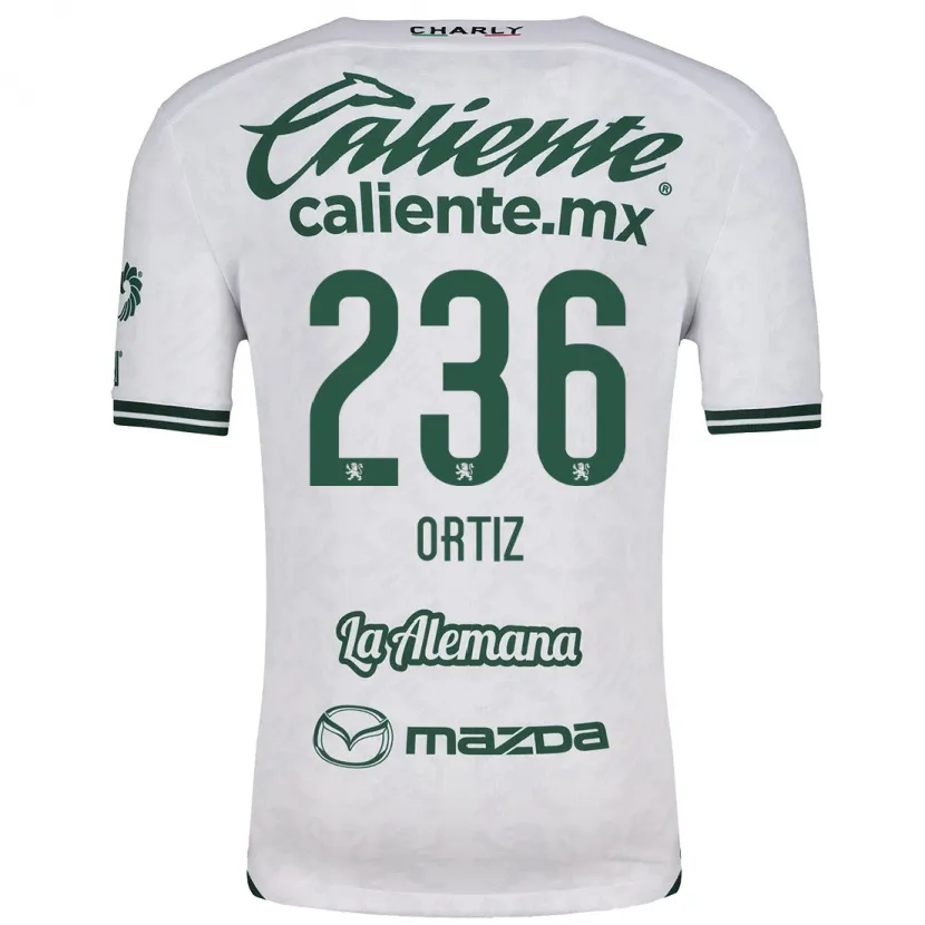 Danxen Mulher Camisola Youssef Ortiz #236 Branco Verde Alternativa 2024/25 Camisa Brasil