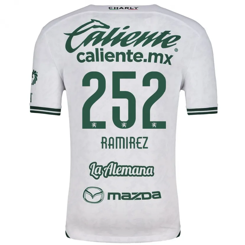 Danxen Mulher Camisola Luis Ramírez #252 Branco Verde Alternativa 2024/25 Camisa Brasil