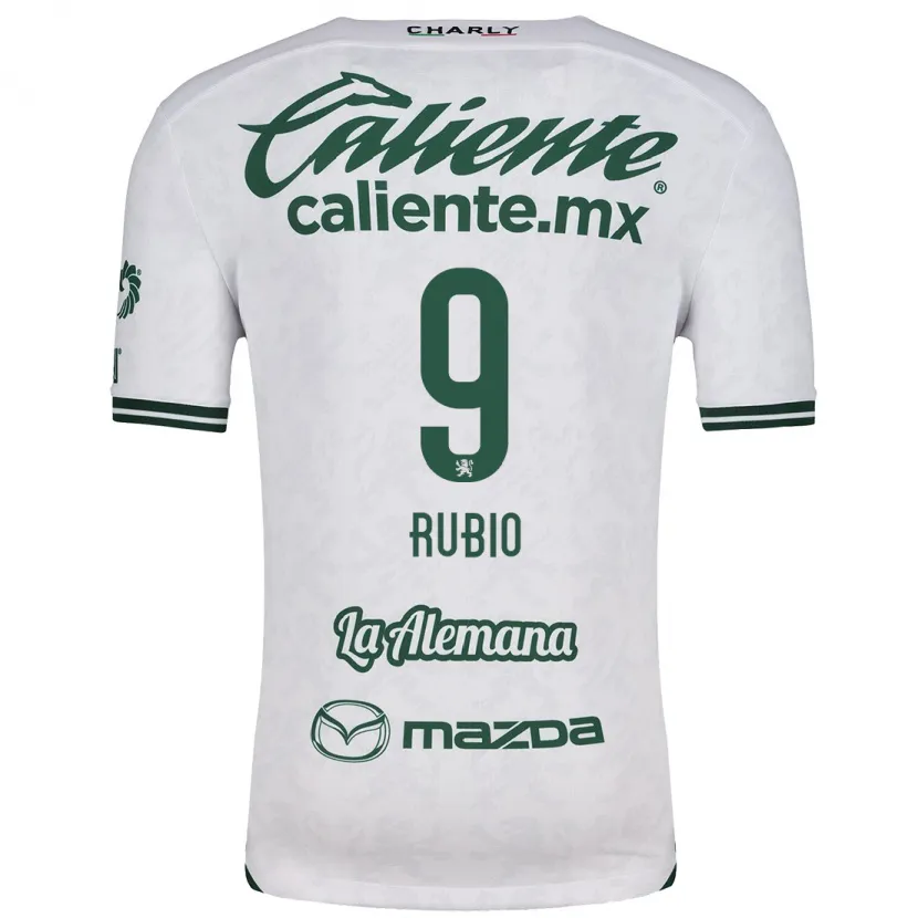 Danxen Mulher Camisola Brian Rubio #9 Branco Verde Alternativa 2024/25 Camisa Brasil