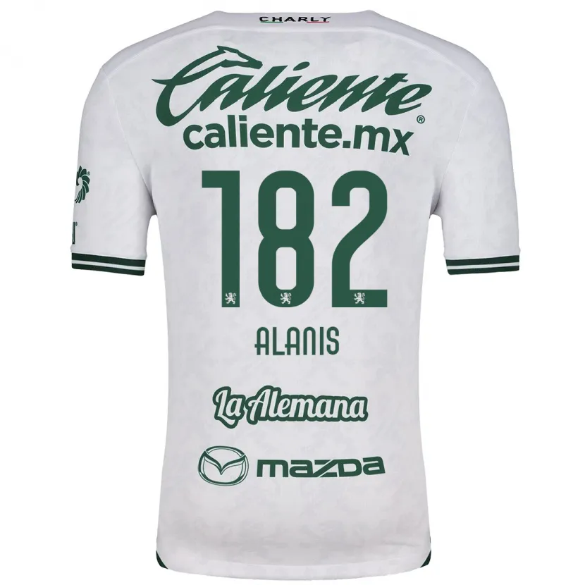 Danxen Mulher Camisola Alejandro Alanís #182 Branco Verde Alternativa 2024/25 Camisa Brasil