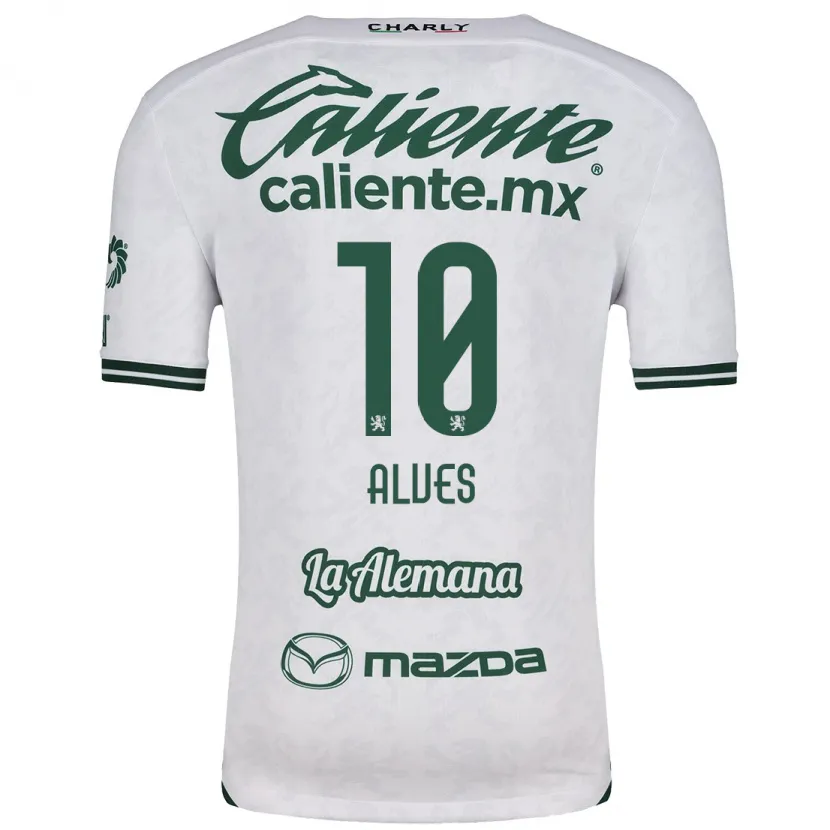 Danxen Mulher Camisola Maria Alves #10 Branco Verde Alternativa 2024/25 Camisa Brasil