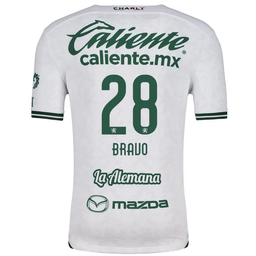 Danxen Mulher Camisola Ruth Bravo #28 Branco Verde Alternativa 2024/25 Camisa Brasil