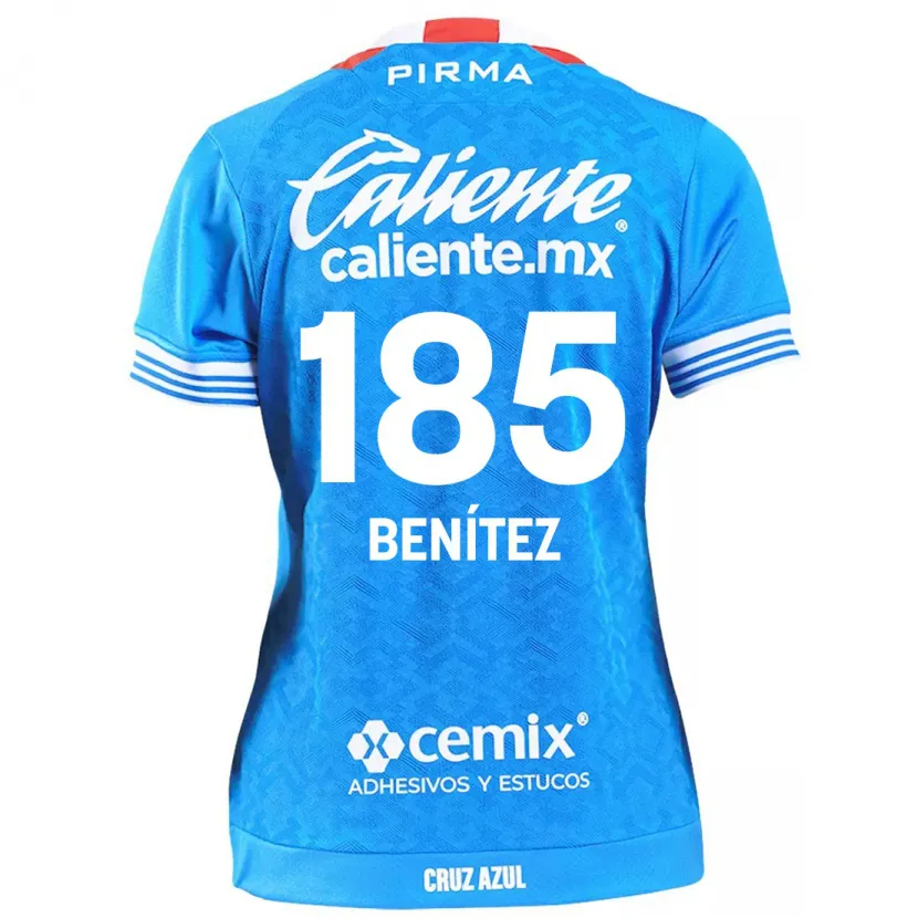 Danxen Criança Camisola Cristopher Benítez #185 Céu Azul Principal 2024/25 Camisa Brasil