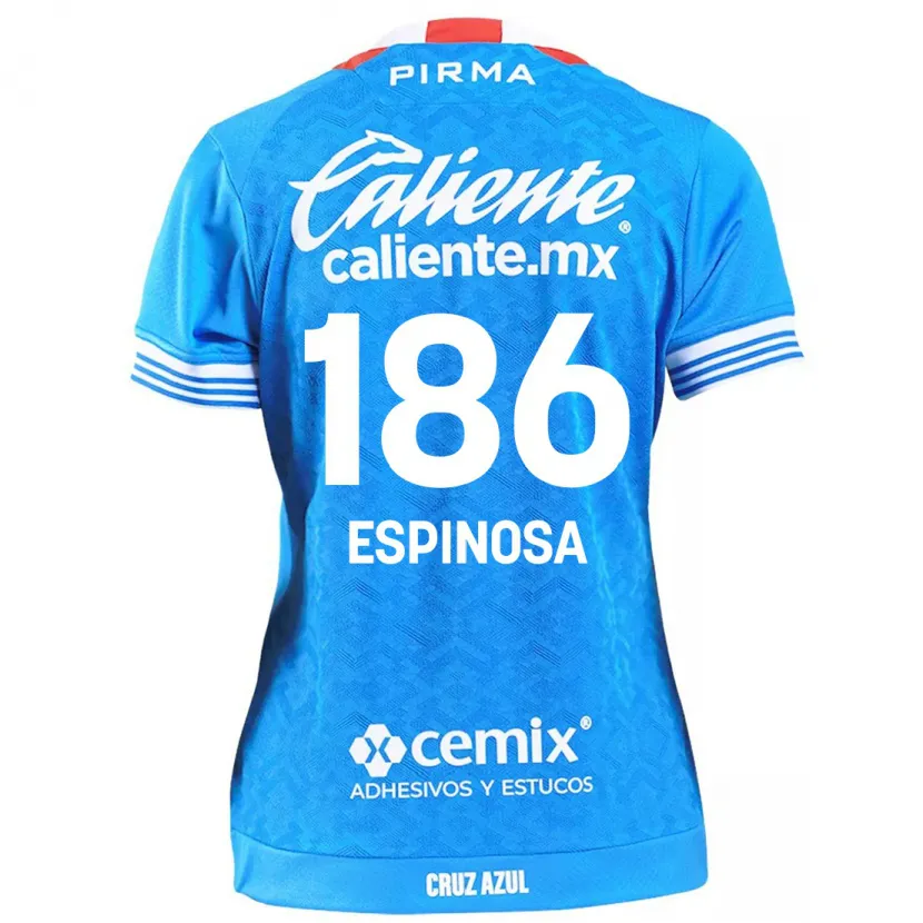 Danxen Criança Camisola Brandón Espinosa #186 Céu Azul Principal 2024/25 Camisa Brasil