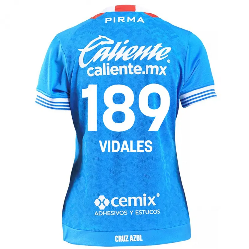 Danxen Criança Camisola Álvaro Vidales #189 Céu Azul Principal 2024/25 Camisa Brasil