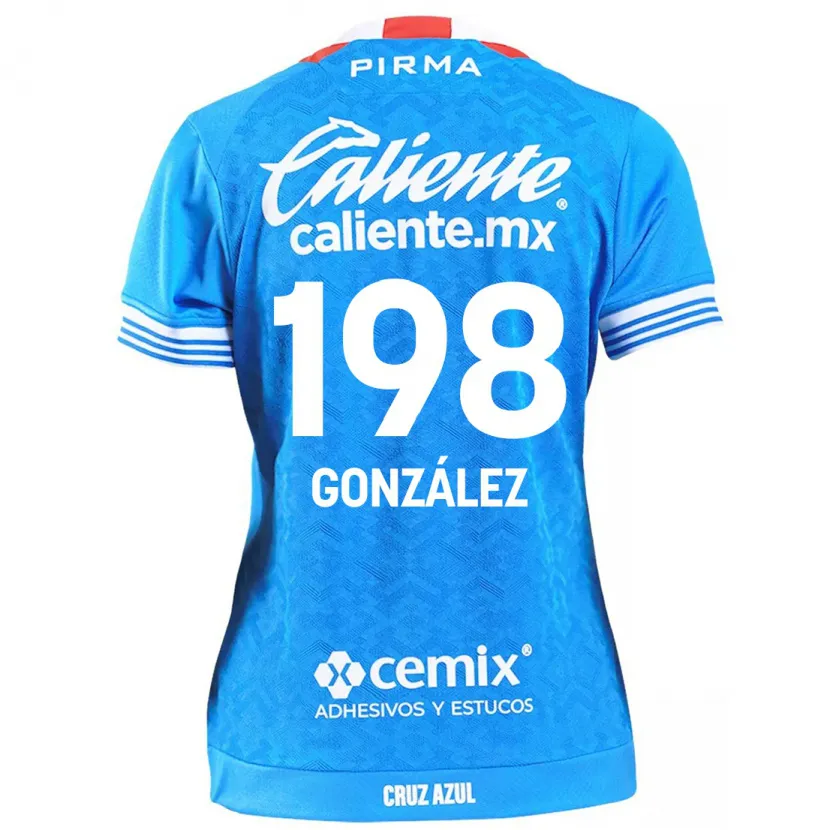 Danxen Criança Camisola Kenneth González #198 Céu Azul Principal 2024/25 Camisa Brasil