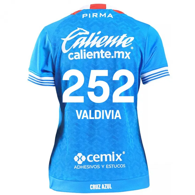 Danxen Criança Camisola Christian Valdivia #252 Céu Azul Principal 2024/25 Camisa Brasil