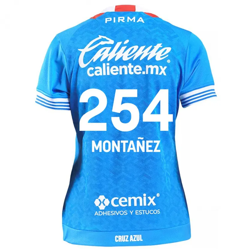 Danxen Criança Camisola Humberto Montañez #254 Céu Azul Principal 2024/25 Camisa Brasil