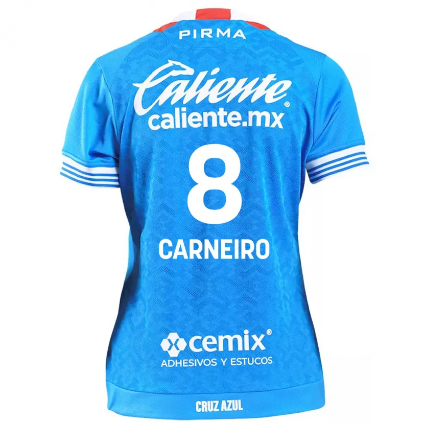 Danxen Criança Camisola Gonzalo Carneiro #8 Céu Azul Principal 2024/25 Camisa Brasil