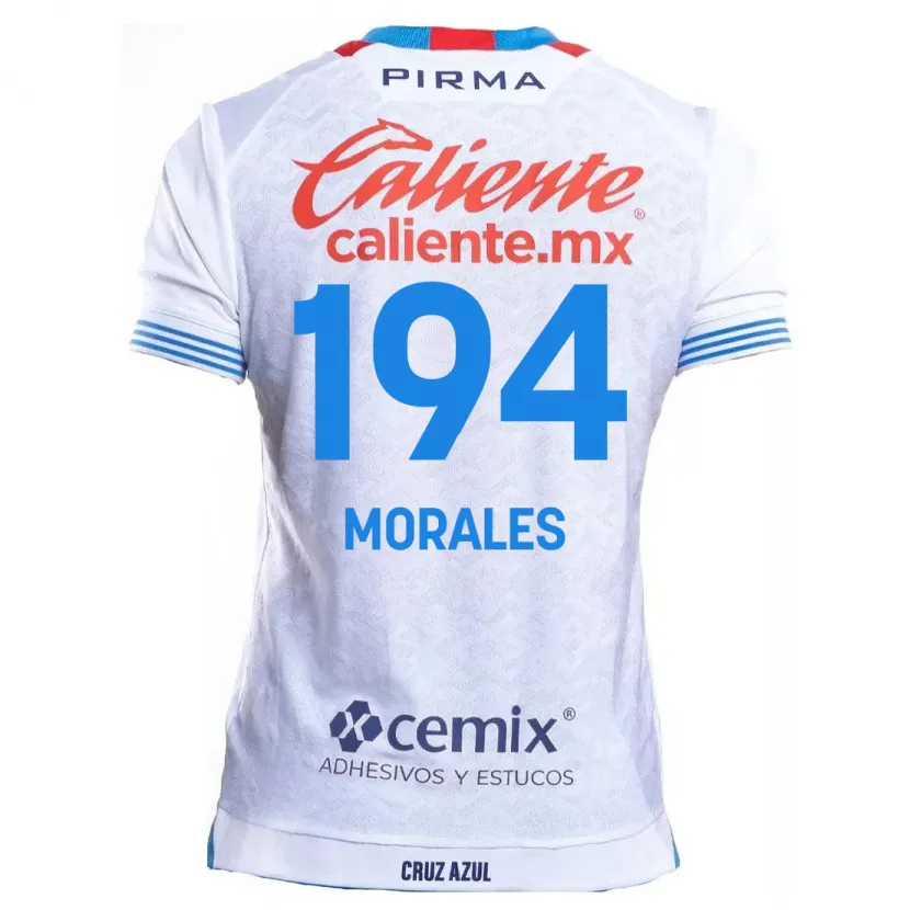 Danxen Criança Camisola Amaury Morales #194 Branco Azul Alternativa 2024/25 Camisa Brasil