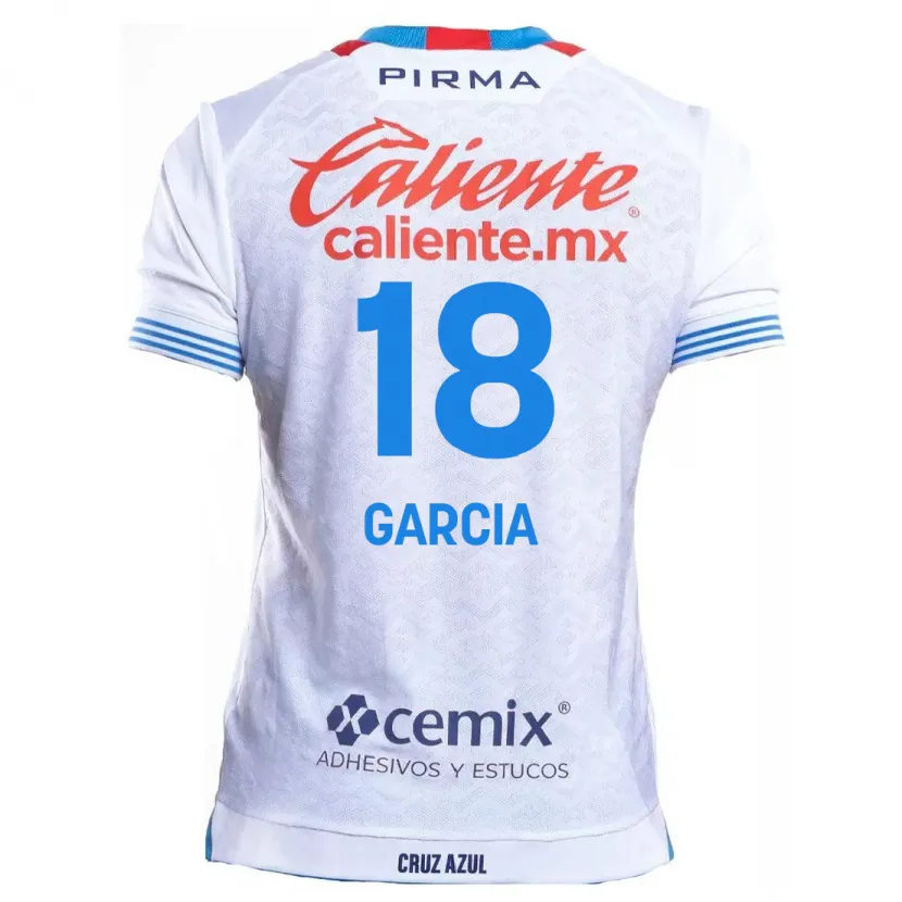 Danxen Criança Camisola Diana Garcia #18 Branco Azul Alternativa 2024/25 Camisa Brasil