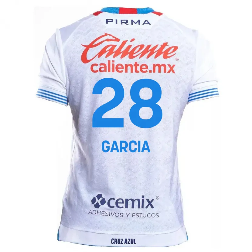 Danxen Criança Camisola Ana Garcia #28 Branco Azul Alternativa 2024/25 Camisa Brasil