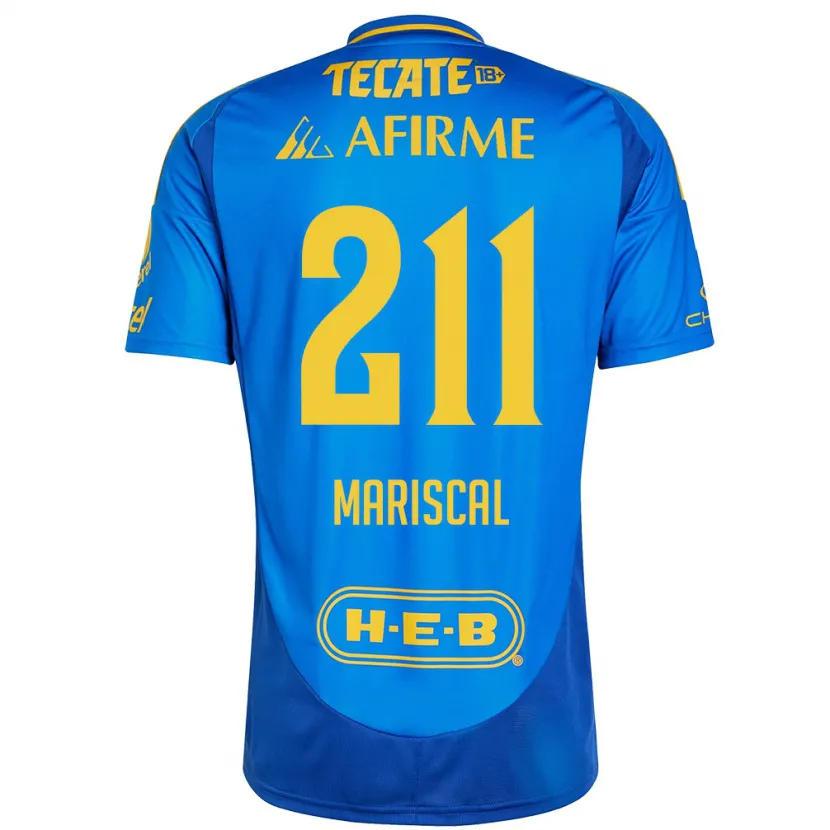 Danxen Criança Camisola Kevin Mariscal #211 Azul Amarelo Alternativa 2024/25 Camisa Brasil