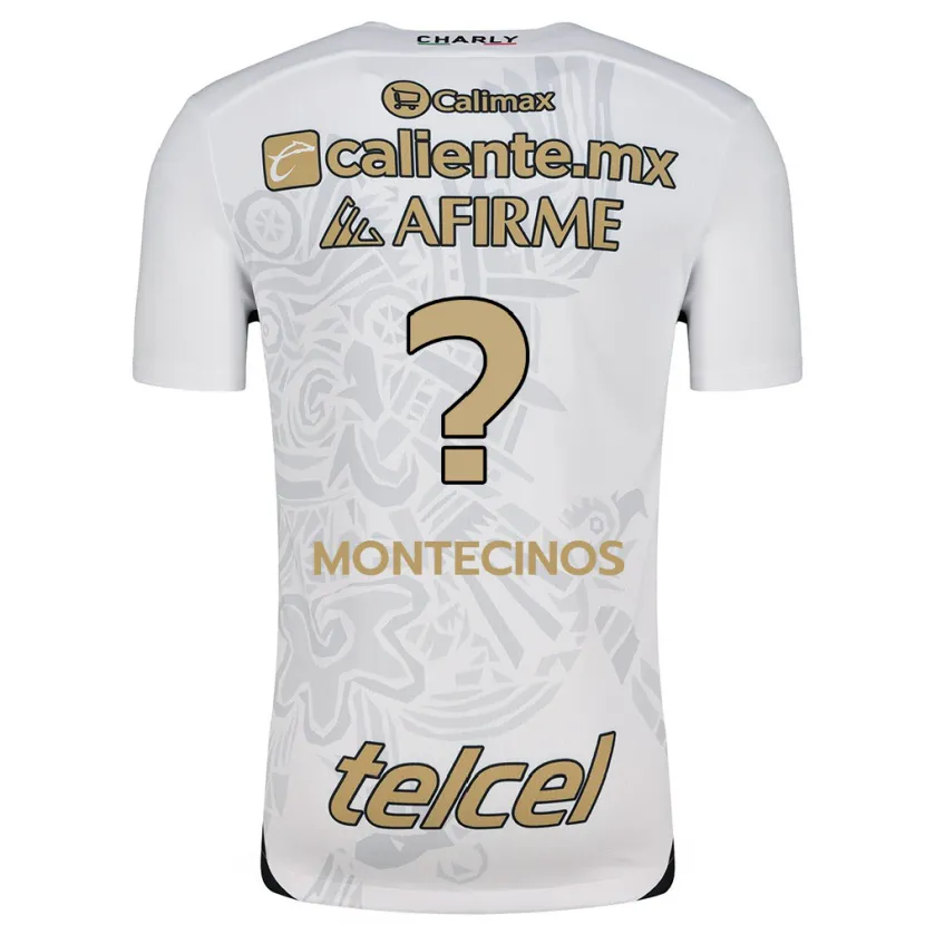 Danxen Criança Camisola Joaquín Montecinos #0 Branco Preto Alternativa 2024/25 Camisa Brasil