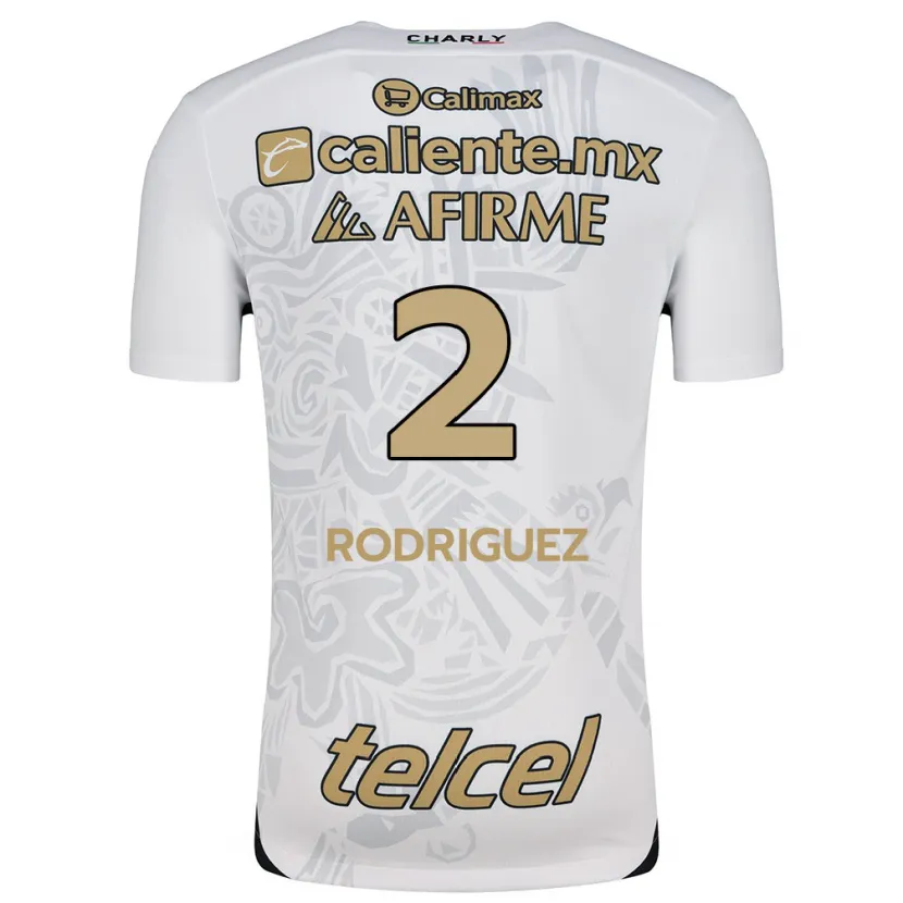 Danxen Criança Camisola Antonio Rodríguez #2 Branco Preto Alternativa 2024/25 Camisa Brasil