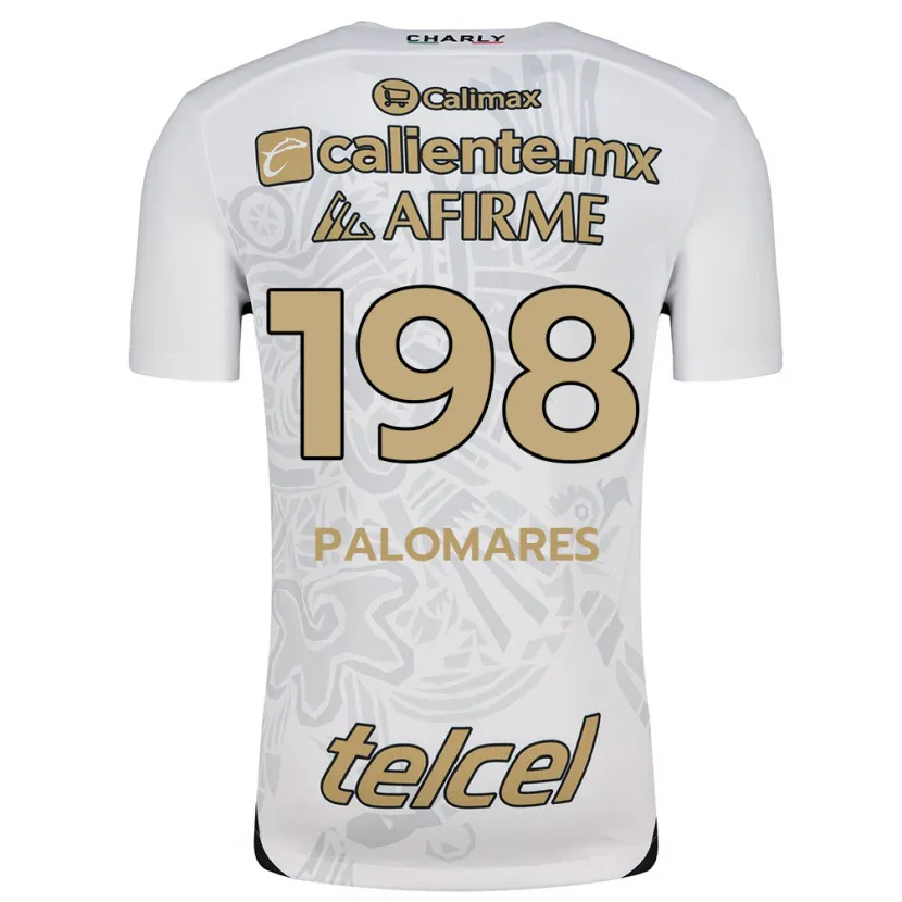 Danxen Criança Camisola Ramón Palomares #198 Branco Preto Alternativa 2024/25 Camisa Brasil