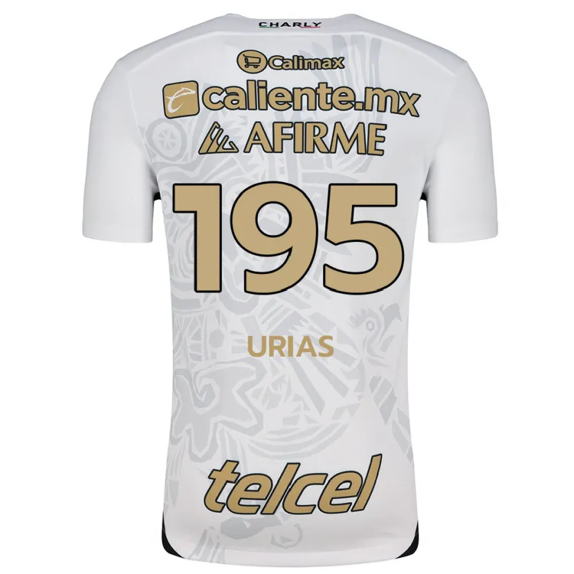 Danxen Criança Camisola Héctor Urías #195 Branco Preto Alternativa 2024/25 Camisa Brasil