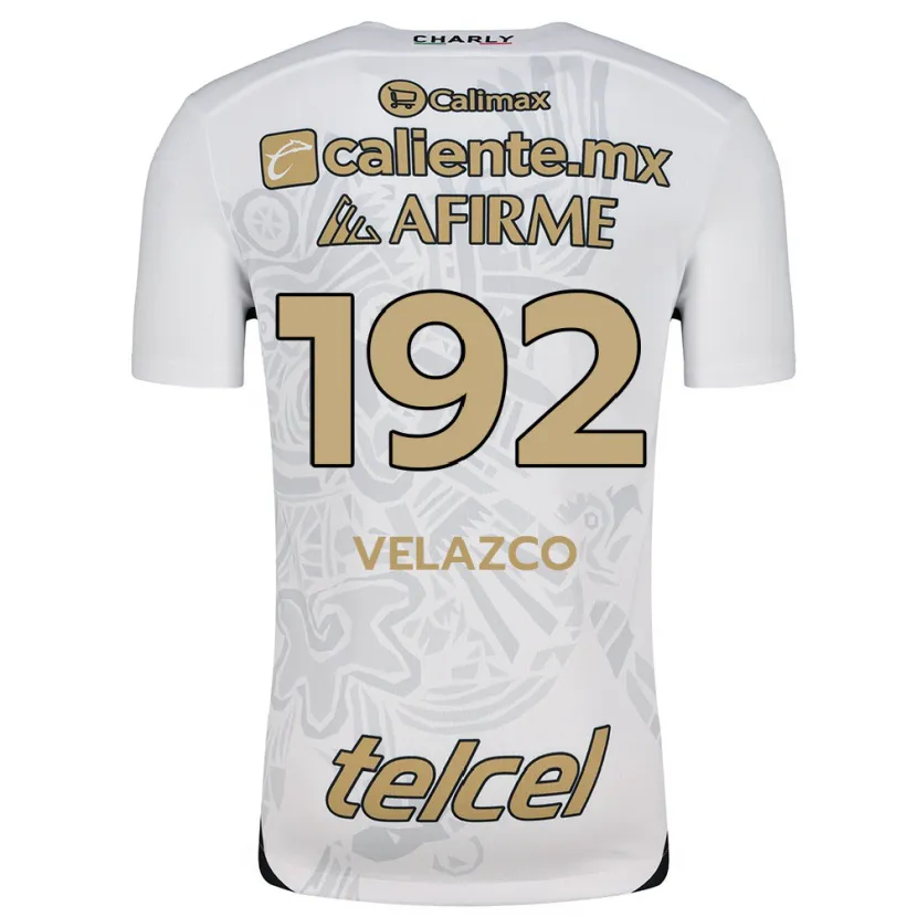 Danxen Criança Camisola Emiliano Velazco #192 Branco Preto Alternativa 2024/25 Camisa Brasil