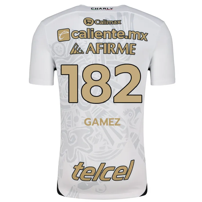 Danxen Criança Camisola Mark Gamez #182 Branco Preto Alternativa 2024/25 Camisa Brasil