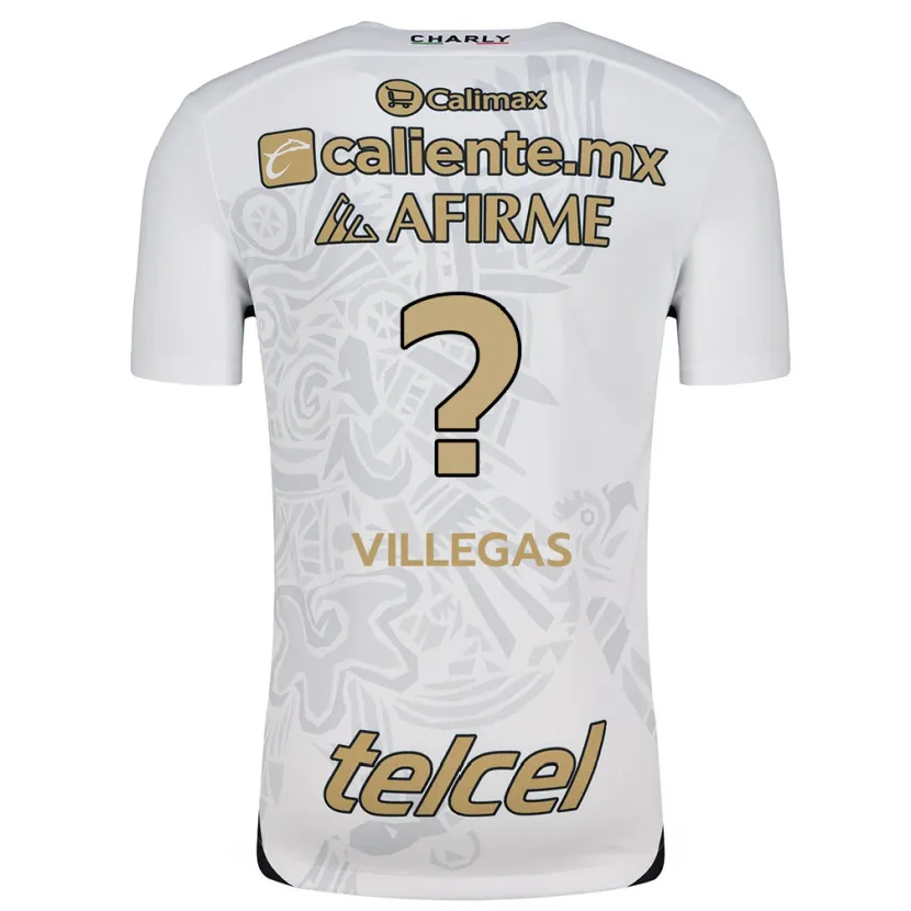 Danxen Criança Camisola Óscar Villegas #0 Branco Preto Alternativa 2024/25 Camisa Brasil