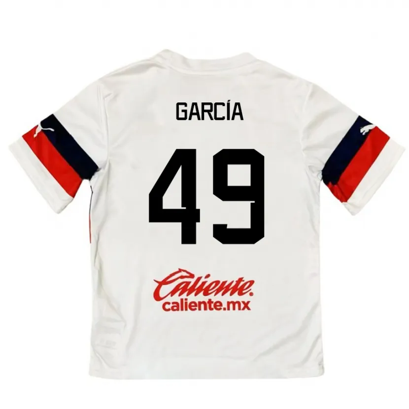 Danxen Criança Camisola Gilberto García #49 Branco Vermelho Alternativa 2024/25 Camisa Brasil
