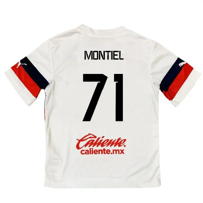 Danxen Criança Camisola Erick Montiel #71 Branco Vermelho Alternativa 2024/25 Camisa Brasil