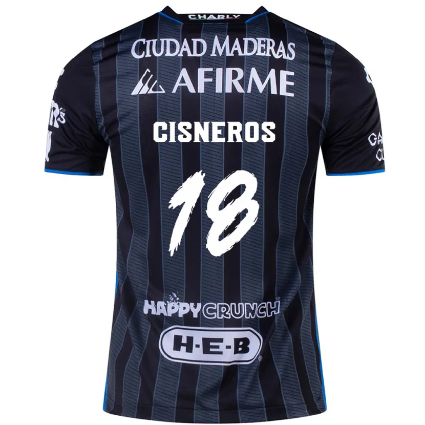 Danxen Criança Camisola Ronaldo Cisneros #18 Branco Preto Alternativa 2024/25 Camisa Brasil