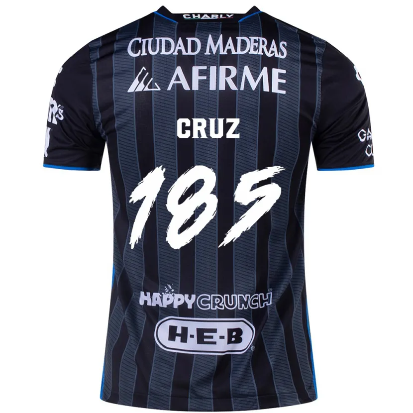 Danxen Criança Camisola Axel Cruz #185 Branco Preto Alternativa 2024/25 Camisa Brasil