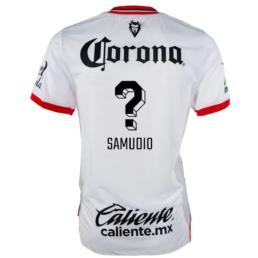 Danxen Criança Camisola Braian Samudio #0 Branco Vermelho Alternativa 2024/25 Camisa Brasil