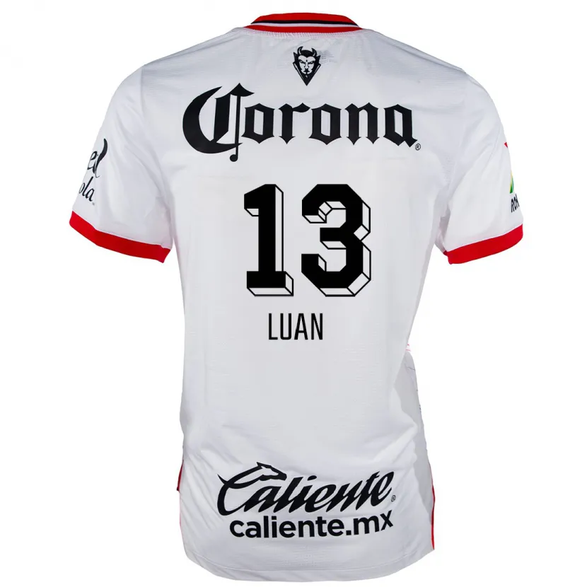 Danxen Criança Camisola Luan #13 Branco Vermelho Alternativa 2024/25 Camisa Brasil