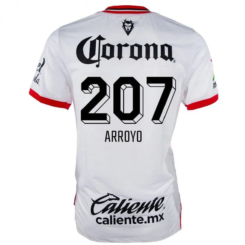 Danxen Criança Camisola José Arroyo #207 Branco Vermelho Alternativa 2024/25 Camisa Brasil