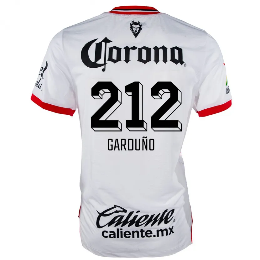 Danxen Criança Camisola Carlos Garduño #212 Branco Vermelho Alternativa 2024/25 Camisa Brasil