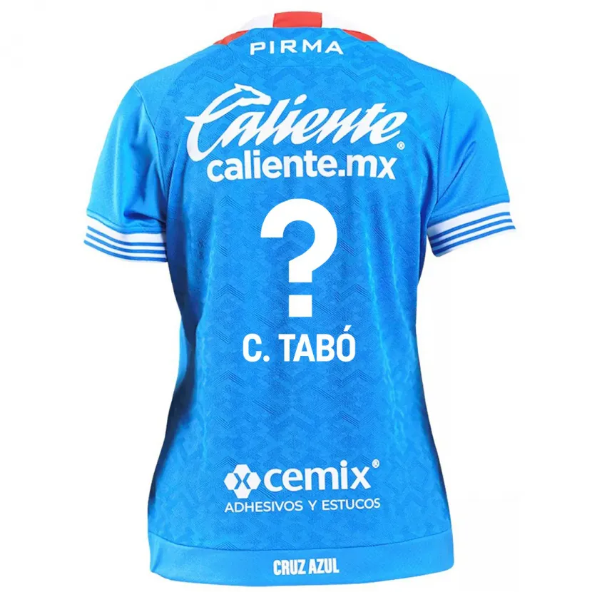 Danxen Homem Camisola Christian Tabó #0 Céu Azul Principal 2024/25 Camisa Brasil