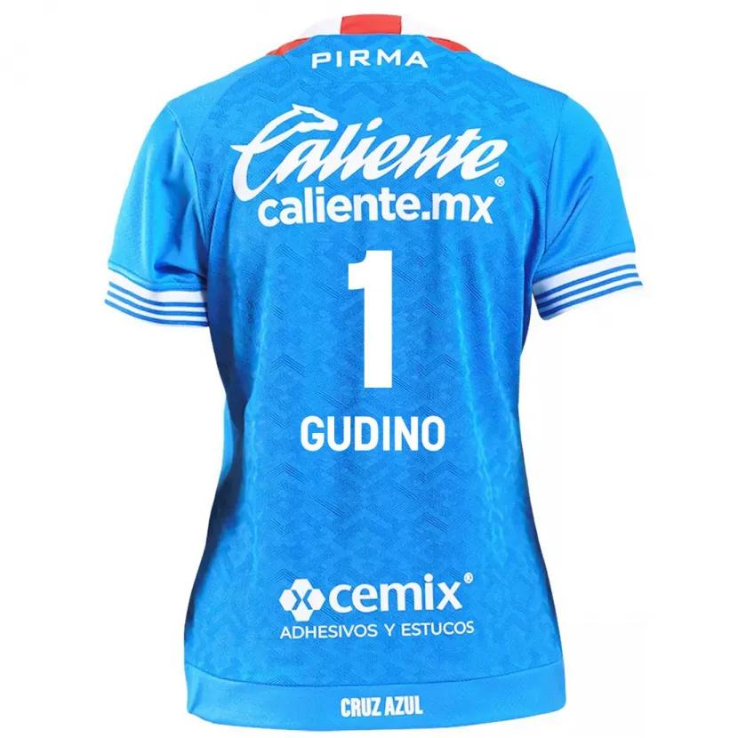 Danxen Homem Camisola Andrés Gudiño #1 Céu Azul Principal 2024/25 Camisa Brasil