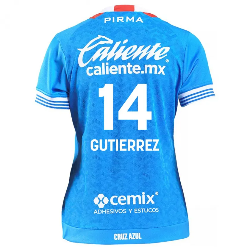 Danxen Homem Camisola Alexis Gutiérrez #14 Céu Azul Principal 2024/25 Camisa Brasil