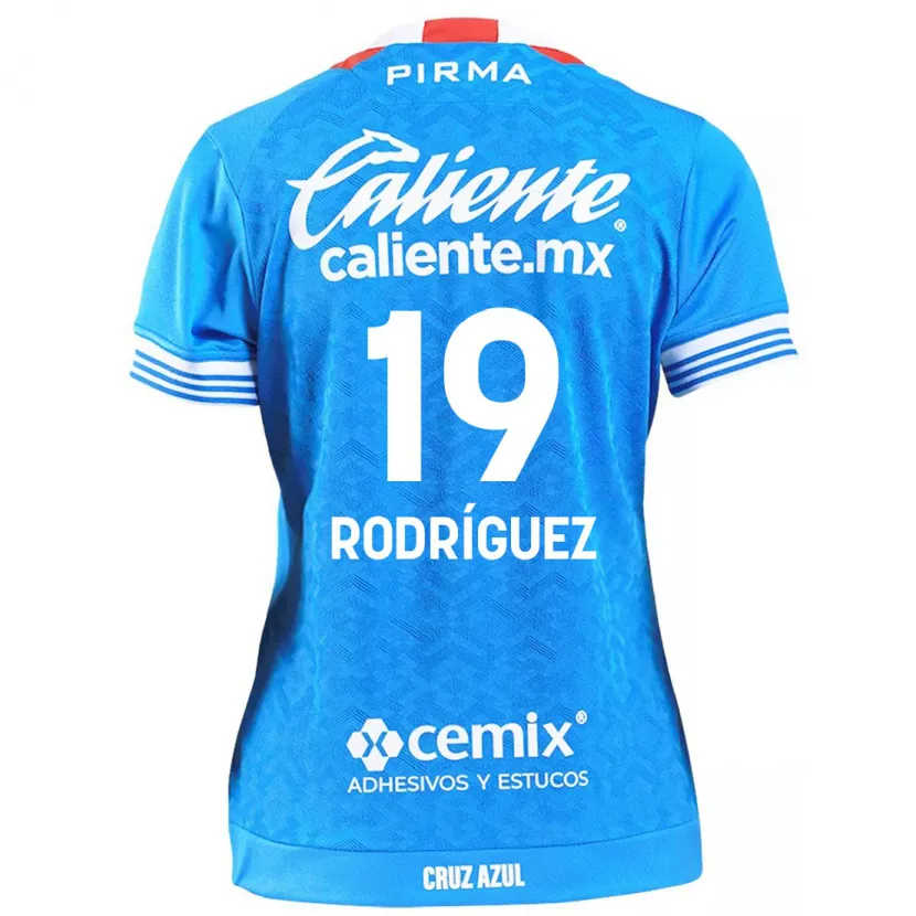 Danxen Homem Camisola Carlos Rodríguez #19 Céu Azul Principal 2024/25 Camisa Brasil