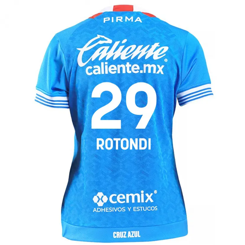 Danxen Homem Camisola Carlos Rotondi #29 Céu Azul Principal 2024/25 Camisa Brasil