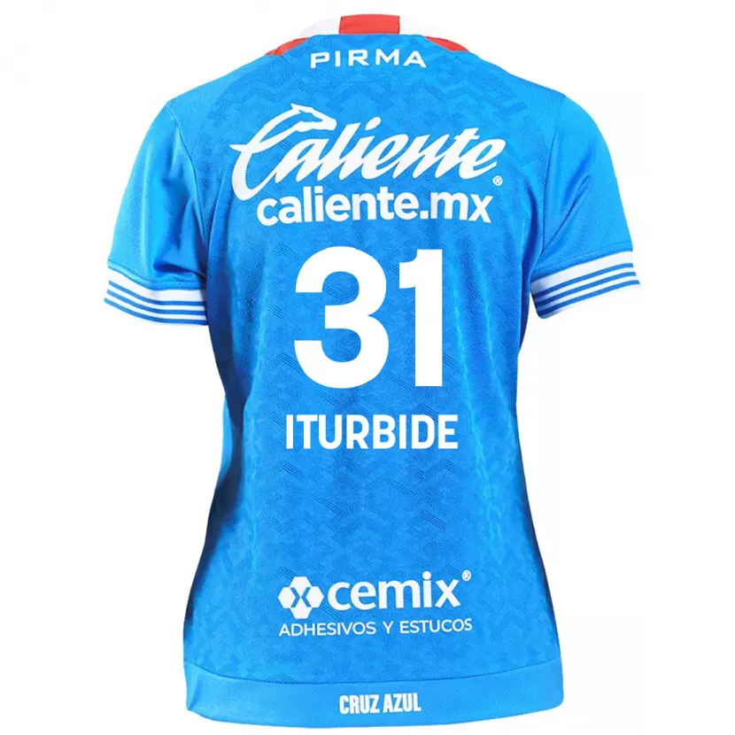 Danxen Homem Camisola Luis Iturbide #31 Céu Azul Principal 2024/25 Camisa Brasil