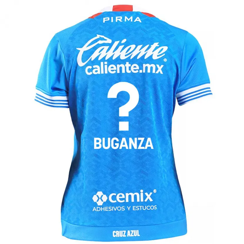 Danxen Homem Camisola Franco Buganza #0 Céu Azul Principal 2024/25 Camisa Brasil