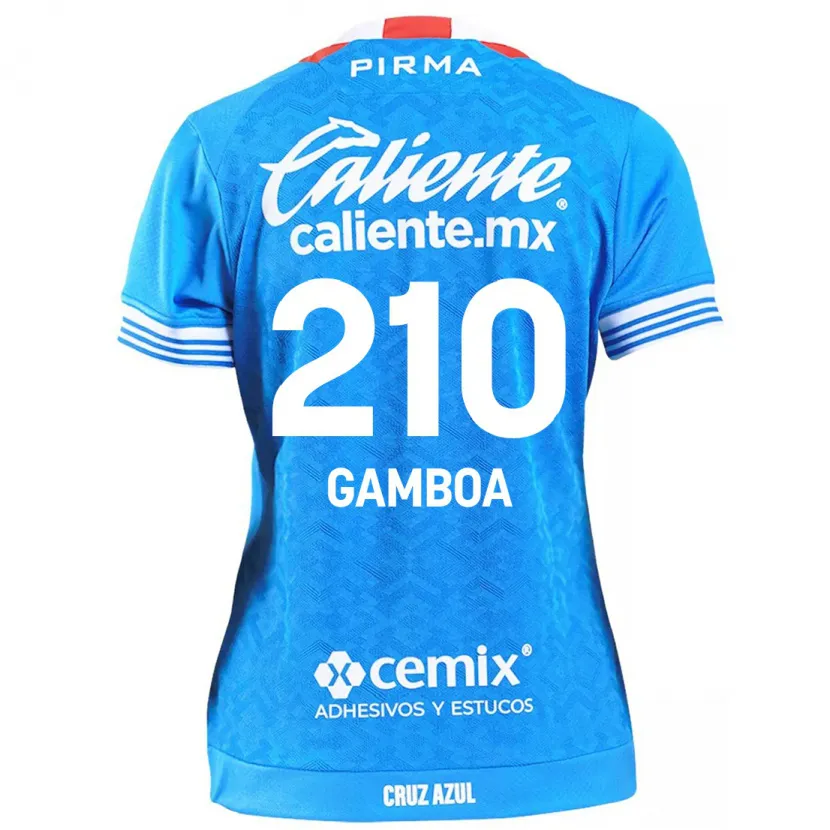 Danxen Homem Camisola Bryan Gamboa #210 Céu Azul Principal 2024/25 Camisa Brasil