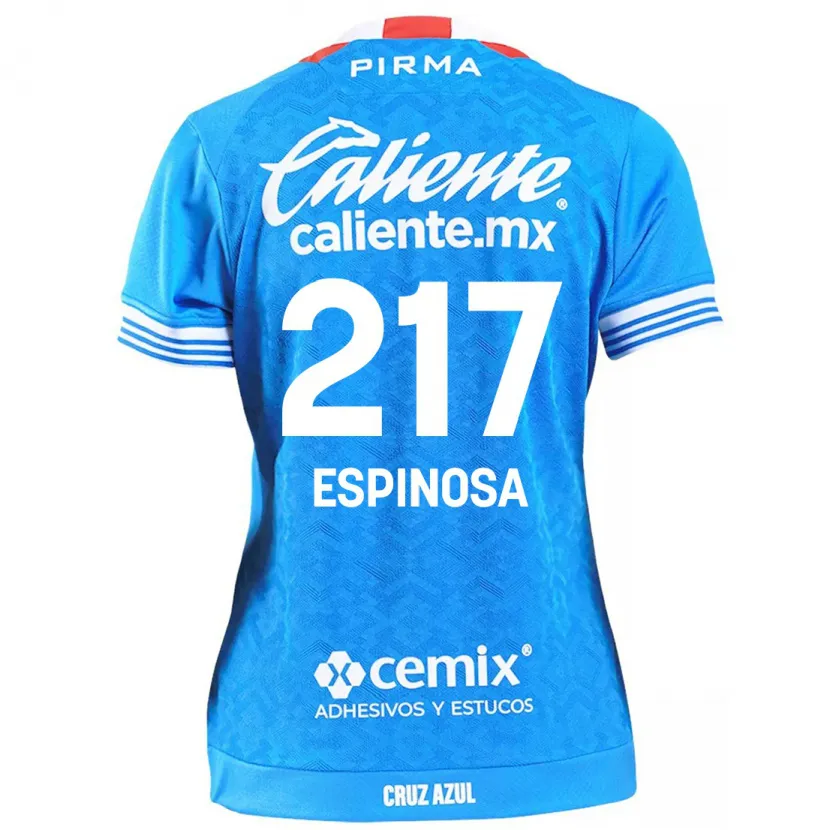 Danxen Homem Camisola Samuel Espinosa #217 Céu Azul Principal 2024/25 Camisa Brasil