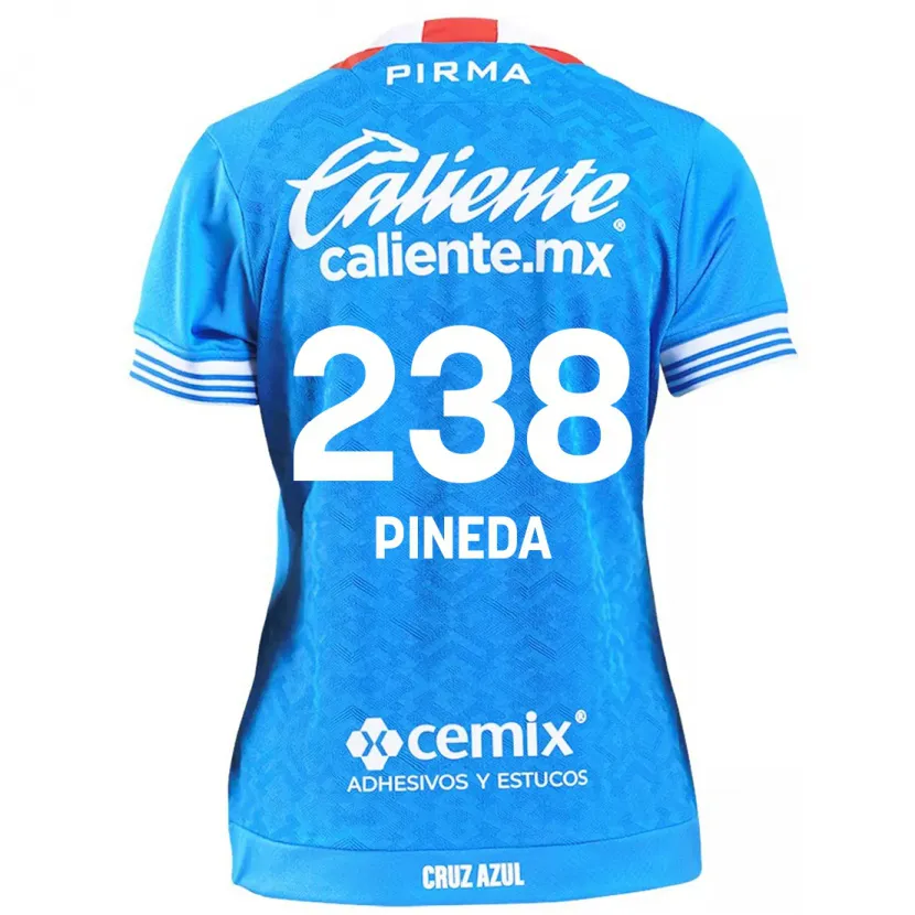 Danxen Homem Camisola Zadiel Pineda #238 Céu Azul Principal 2024/25 Camisa Brasil