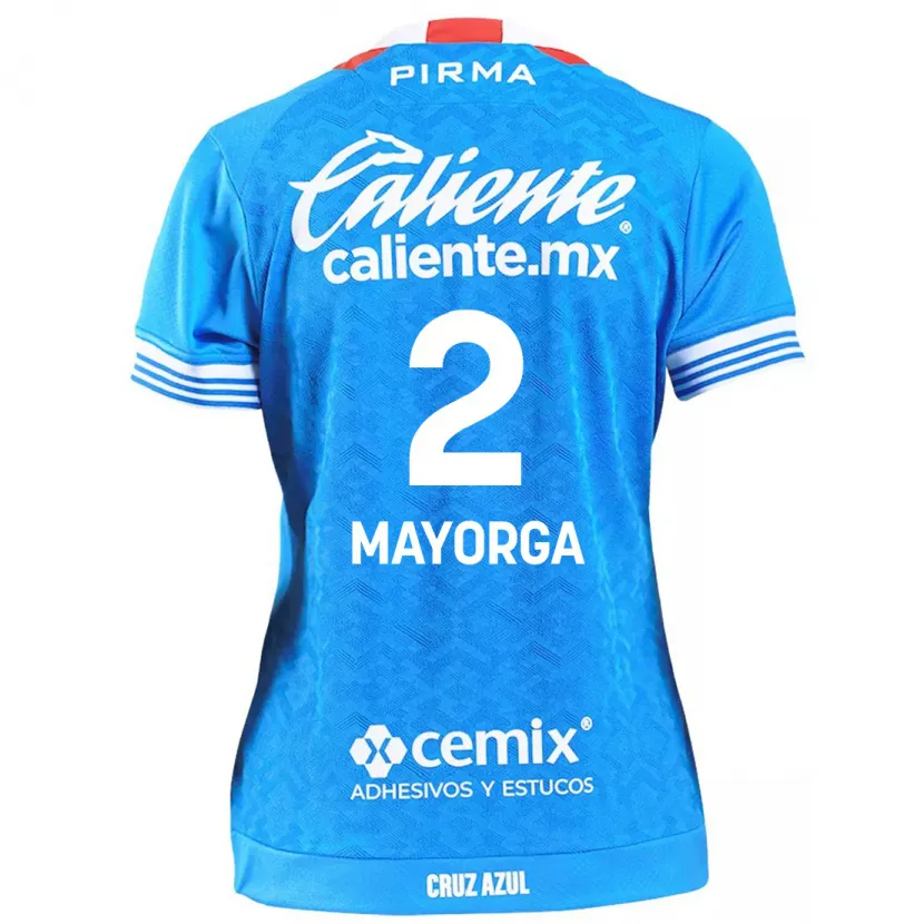 Danxen Homem Camisola Alejandro Mayorga #2 Céu Azul Principal 2024/25 Camisa Brasil