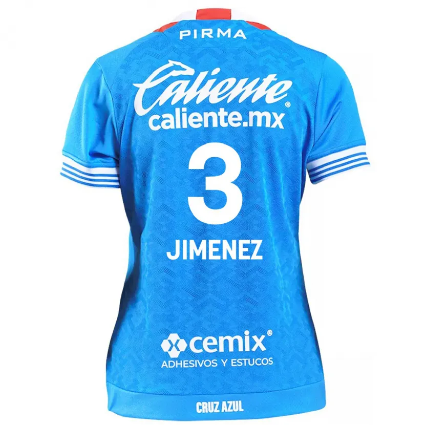 Danxen Homem Camisola Jaiber Jimenez #3 Céu Azul Principal 2024/25 Camisa Brasil