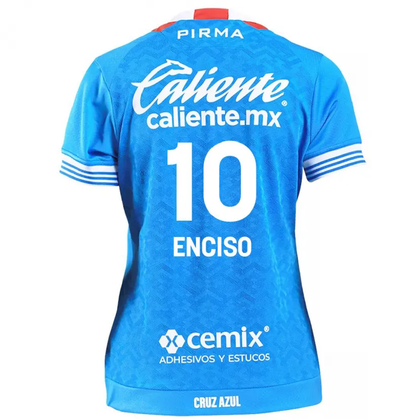 Danxen Homem Camisola Martha Enciso #10 Céu Azul Principal 2024/25 Camisa Brasil