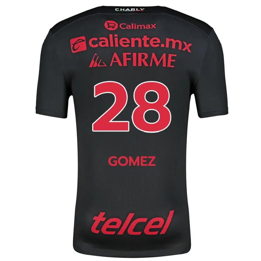 Danxen Homem Camisola Alejandro Gómez #28 Preto Vermelho Principal 2024/25 Camisa Brasil