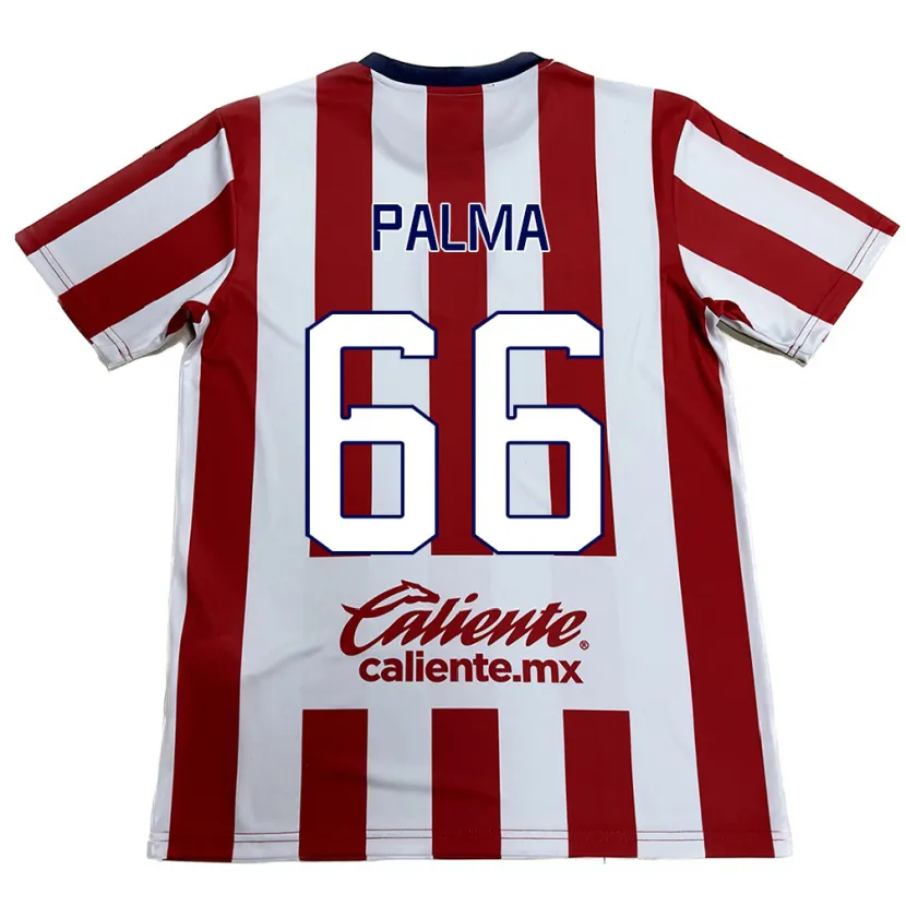 Danxen Homem Camisola Arturo Palma #66 Vermelho Branco Principal 2024/25 Camisa Brasil